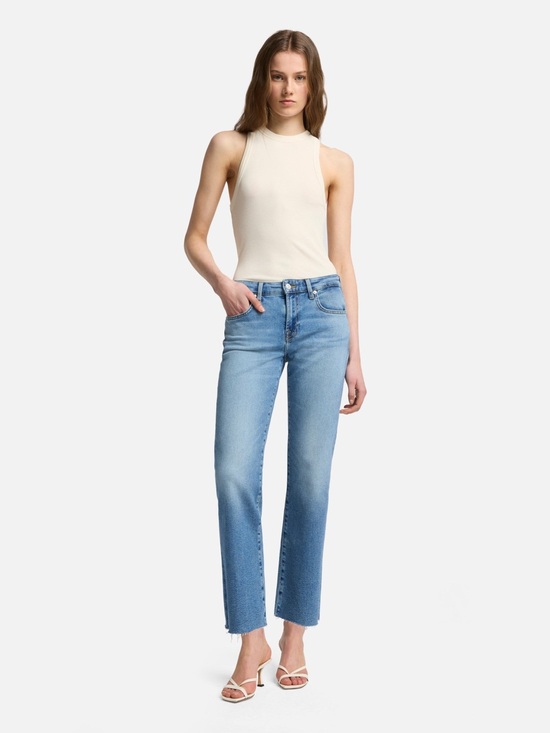 7 For All Mankind Denim - NWT 7 For All Mankind Calie Ankle Straight Jeans in Luxe Vintage, Size 24